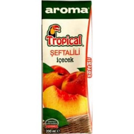 AROMA 200 ML TROPİCAL ŞEFTALİ AROMALI İÇECEK. ürün görseli