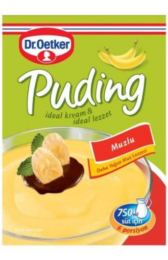 DR.OETKER PUDİNG MUZLU 120 GR. ürün görseli