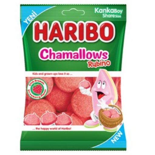 HARİBO CHAMALLOWS 70 GR RUBİNO. ürün görseli