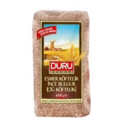 DURU 1 KG ESMER ÇİĞ KÖFTELİK BULGUR. ürün görseli