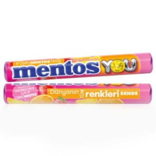 MENTOS STICK MEYVE 37.5 GR. ürün görseli