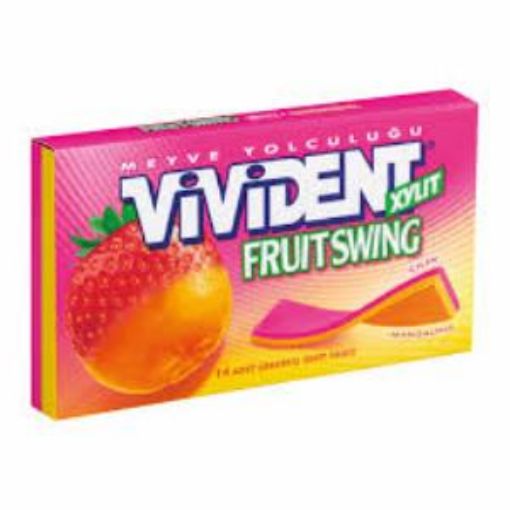 VİVİDENT FRUIT SWING  ÇİLEK MANDALİNA. ürün görseli