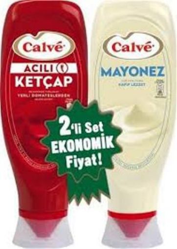 CALVE KETÇAP ACI 610 GR+MAYONEZ 540 GR. ürün görseli