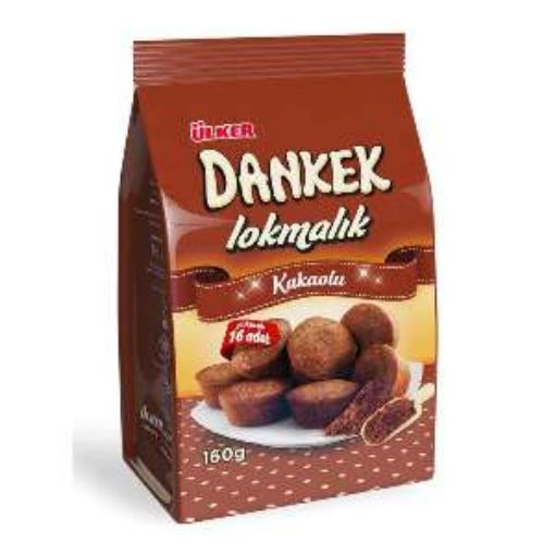 ÜLKER DANKEK LOKMALIK KAKAOLU KEK 160 GR. ürün görseli