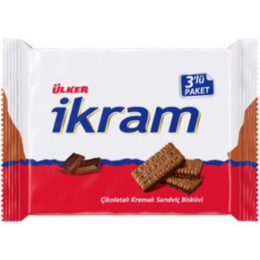 ÜLKER İKRAM 3'LÜ ÇİK.KREM.252 GR. ürün görseli