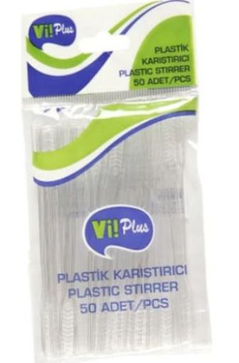 Vİİ PLUS PLASTİK KARIŞTIRICI 50'Lİ. ürün görseli