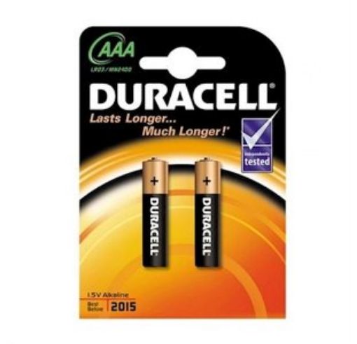 DURACEL İNCE PİL 2'Lİ KARTELA. ürün görseli