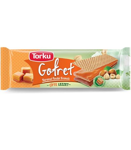 TORKU GOFRET KARAMELLİ-FINDIKLI 142 GR. ürün görseli