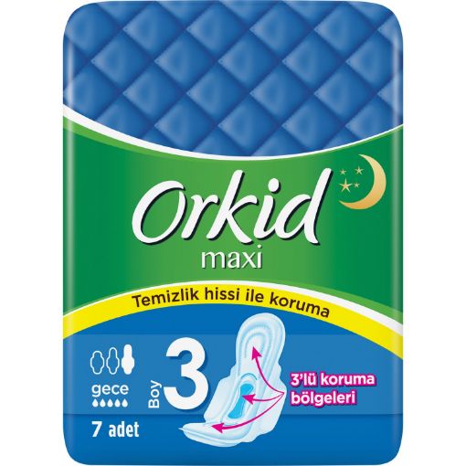 ORKİD MAXİ TEKLİ GECE 7'Lİ. ürün görseli