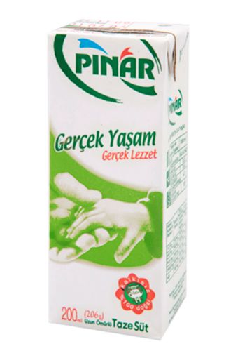 PINAR SÜT 200 ML SADE. ürün görseli