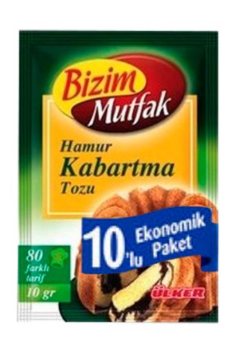 BİZİM KABARTMA TOZU 10'LU 100 GR. ürün görseli