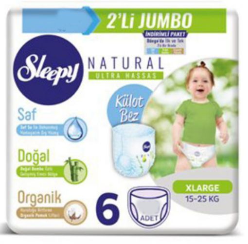 SLEEPY KÜLOT İKİLİ JUMBO XL 15-25 KG NO:6 32'Lİ. ürün görseli