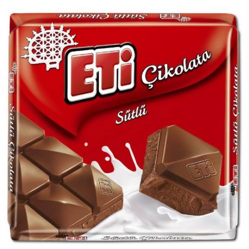 ETİ SÜTLÜ KARE ÇİKOLATA 65 GR. ürün görseli