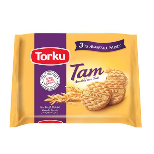 TORKU TAM YULAFLI BİSKÜVİ 125 GR. ürün görseli