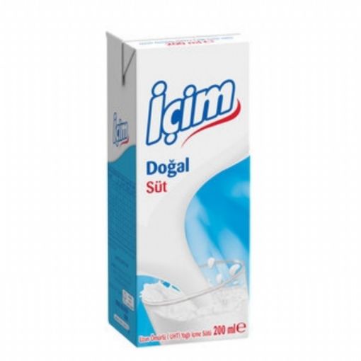 İÇİM SÜT 200 ML SADE SÜT. ürün görseli