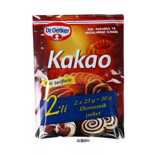 DR.OETKER KAKAO 50 GR 25X2. ürün görseli