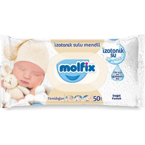 MOLFİX ISLAK HAVLU 50'Lİ YENİ DOĞAN İZOTONİK. ürün görseli