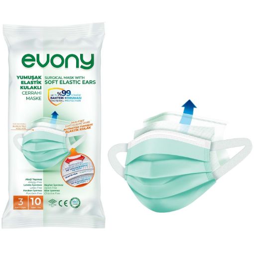 EVONY MASKE 10'LU. ürün görseli