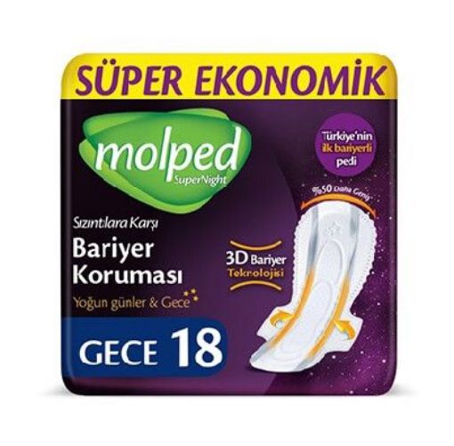 MOLPED SÜPER NIGHT S.EKO 16'LI GECE. ürün görseli