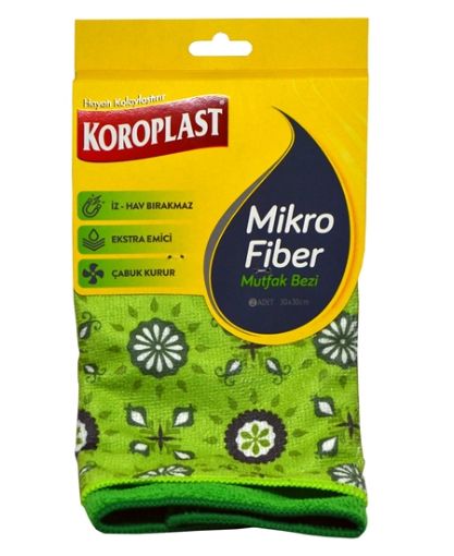 KOROPLAST MİKROFİBER MUTFAK BEZİ 2'Lİ. ürün görseli