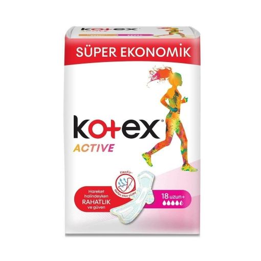 KOTEX ACTİVE QUADRO UZUN 16'LI. ürün görseli