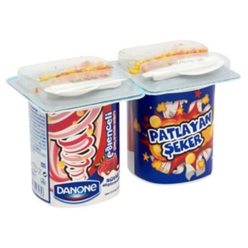DANONE MİX YOĞURT ÇİLEK 90 GR. ürün görseli