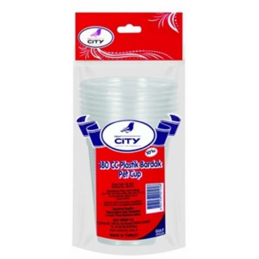 NEW CİTY ŞEFFAF BARDAK 10 LU P-105. ürün görseli
