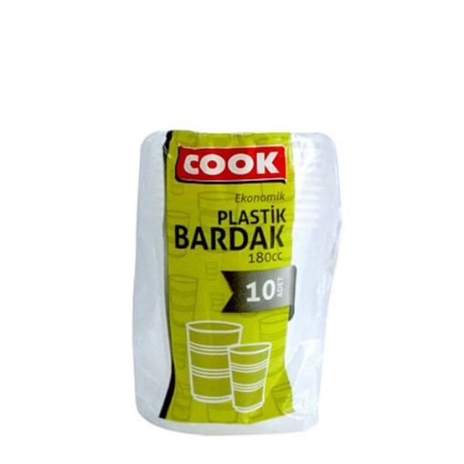 COOK EKO PLASTİK BARDAK 10'LU. ürün görseli