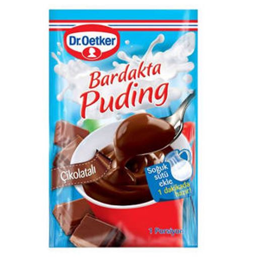 DR.OETKER BARDAKTA PUDİNG ÇİKOLATALI 35 GR. ürün görseli