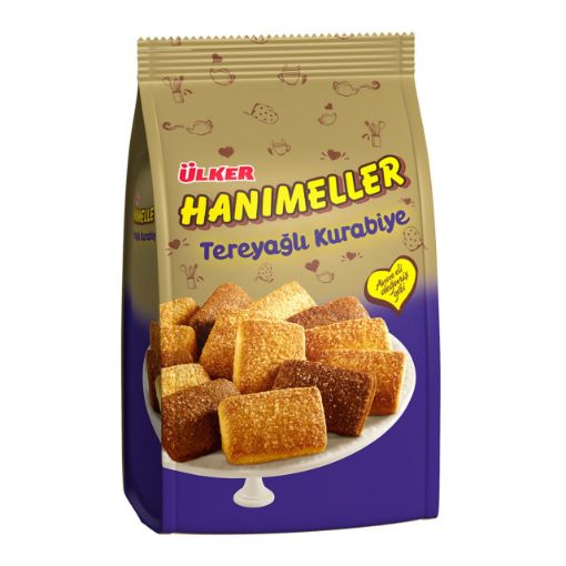 ÜLKER HANIMELLER 152 GR TEREYAĞLI BİSKÜVİ. ürün görseli