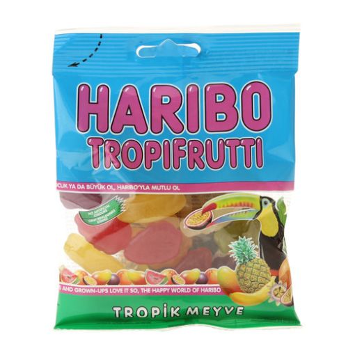 HARİBO JELİBON 80 GR TROPIFRUTTI. ürün görseli