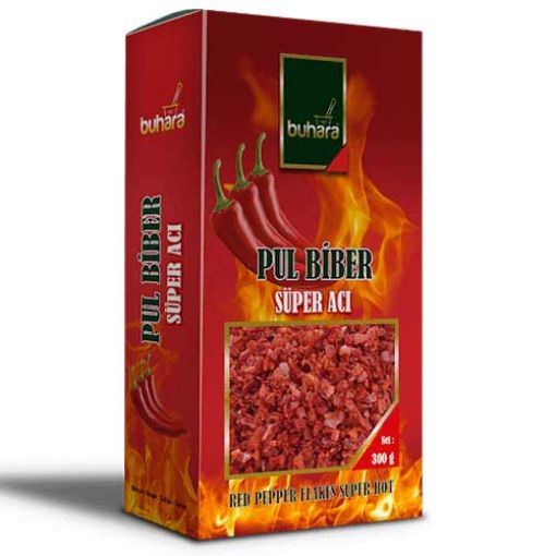 BUHARA PUL BİBER SÜPER ACI 300 GR. ürün görseli