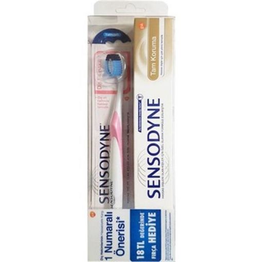 SENSODYNE TAM KOR.DİŞ MAC.75 ML+DİŞ FIRÇASI HED. ürün görseli