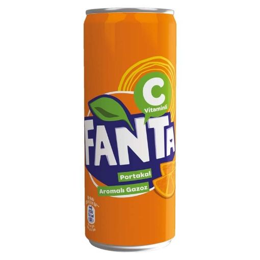 FANTA  250 ML TENEKE PORTAKAL. ürün görseli