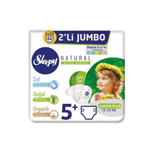 SLEEPY JUMBO NAT. İKİLİ NO:5+ 44'LÜ. ürün görseli