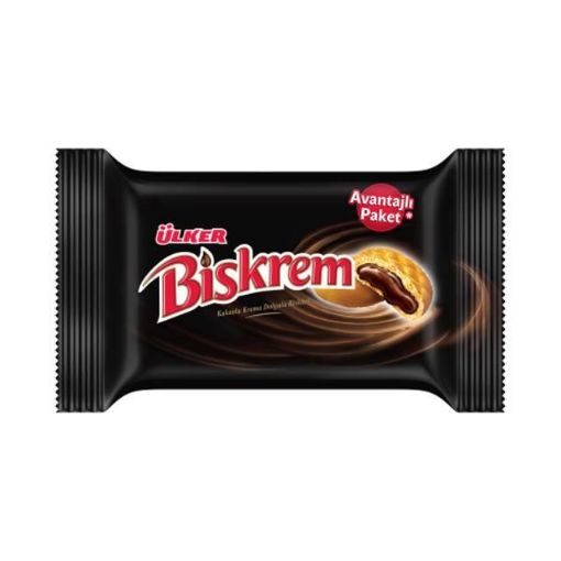 ÜLKER BİSKREM 3X80 GR KAKAO KREMA. ürün görseli