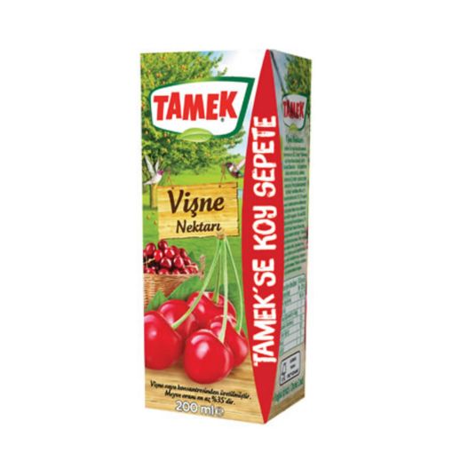 TAMEK 200 ML VİŞNE İÇEÇEĞİ. ürün görseli