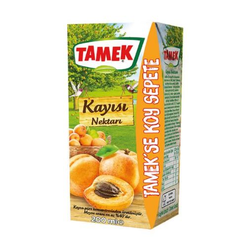 TAMEK 200 ML KAYISI NEKTARI 27*. ürün görseli