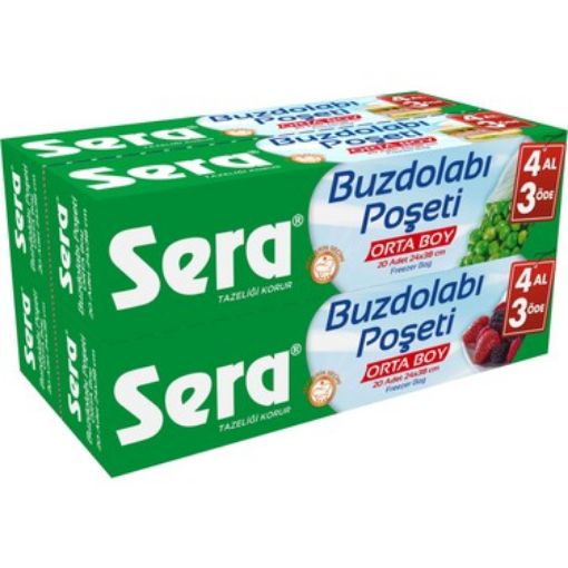 SERA BUZD. POŞETİ ORTA 4'LÜ 80'Lİ. ürün görseli