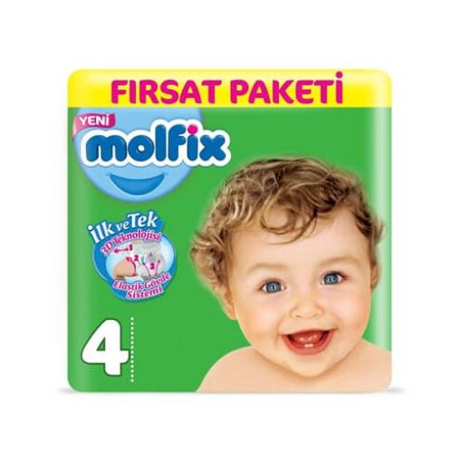 MOLFİX Ç.BEZİ FIRSAT NO:4 MAXİ 7-14 KG 62 Lİ. ürün görseli