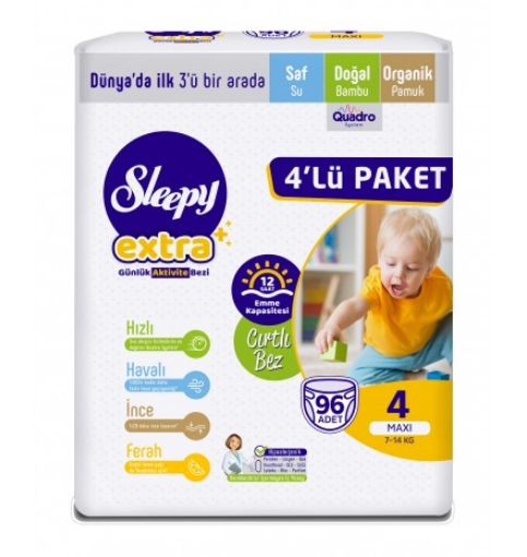 SLEEPY 4'LÜ EXTRA NO:4 96'LI. ürün görseli