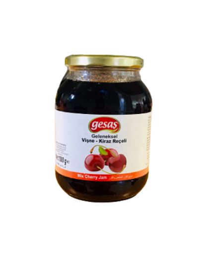 GESAŞ REÇEL 1000 GR CAM VİŞNE-KİRAZ. ürün görseli