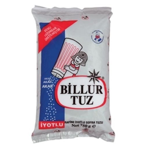 BİLLUR TUZ 750 GR İYOTLU. ürün görseli