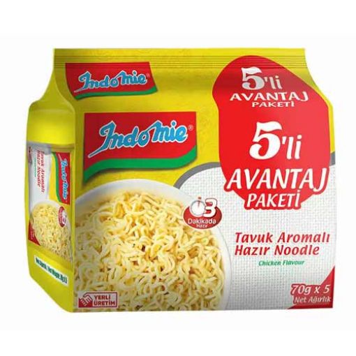 INDOMİE 350 GR TAVUK ÇEŞNİLİ 5'Lİ PK.. ürün görseli