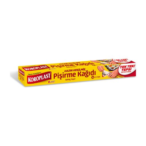 KOROPLAST PİŞİRME KAĞIDI KESİLMİŞ 16'LI. ürün görseli