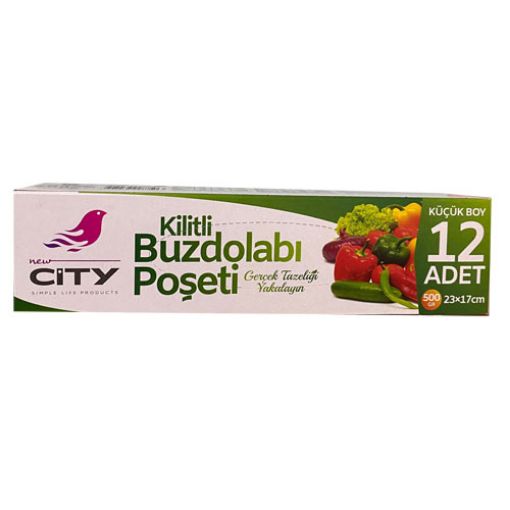 NEW CİTY T-875 KİLİTLİ BUZD.POŞ.KÜÇÜK BOY 12'Lİ. ürün görseli