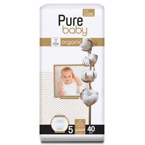 PURE BABY İKİLİ JUMBO NO:5 40'LI. ürün görseli