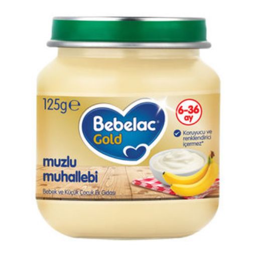 DELİST BEBELAC 125 GR MUZLU MUHALLEBİ. ürün görseli