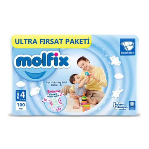 MOLFİX Ç.BEZI ULTRA FIRSAT MAXI 100'LÜ. ürün görseli