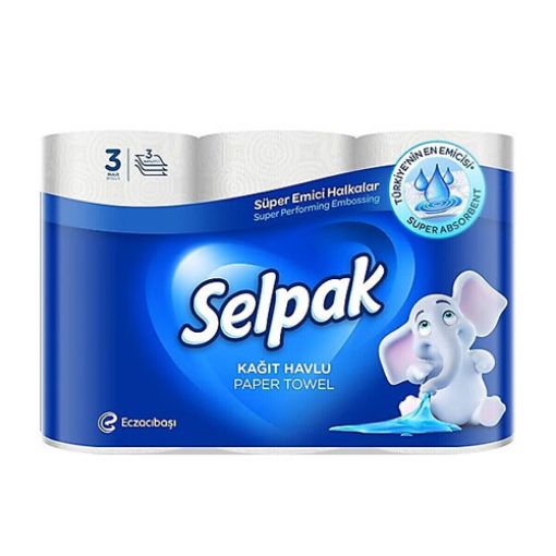 SELPAK HAVLU 3'LÜ. ürün görseli